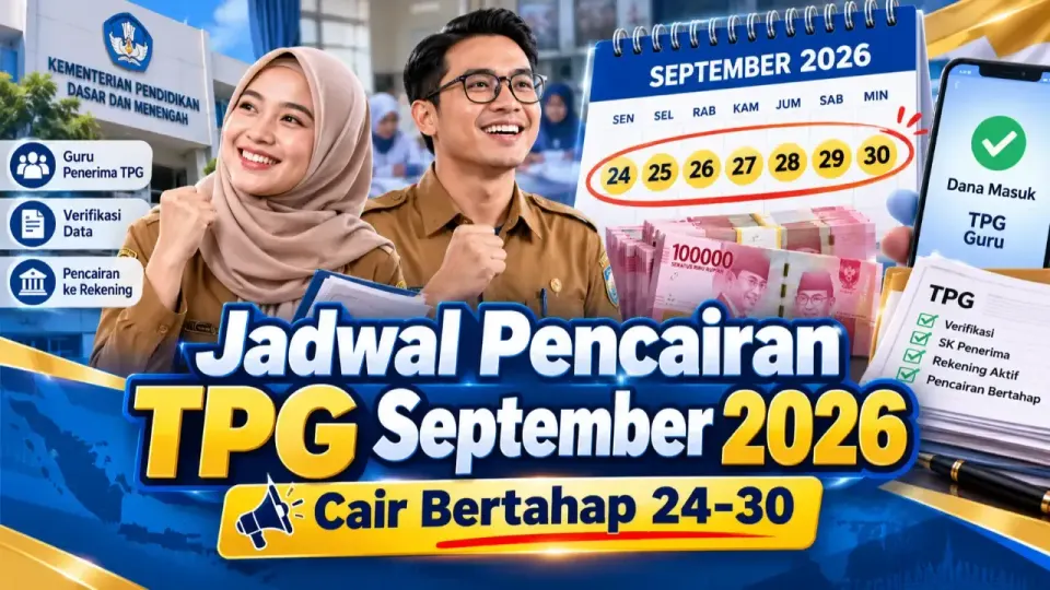 Jadwal Cair Tunjangan Guru PPPK Oktober 2026 Terbaru di Seluruh Indonesia dan Mekanisme SP2D Susulan